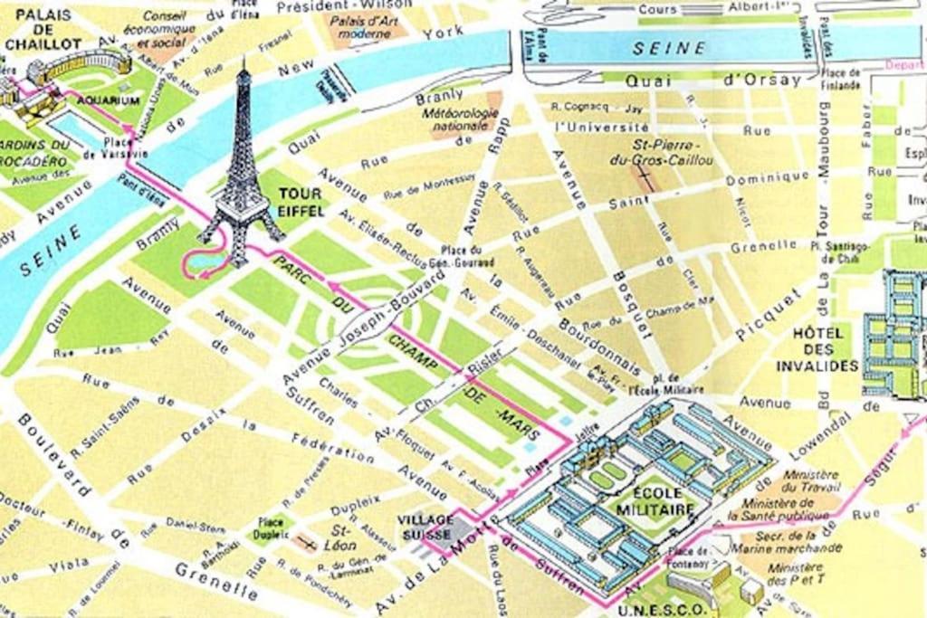 Studio Chic Paris Tour Eiffel Near Eiffel Tower 7Th Floor Ngoại thất bức ảnh